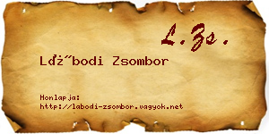 Lábodi Zsombor névjegykártya